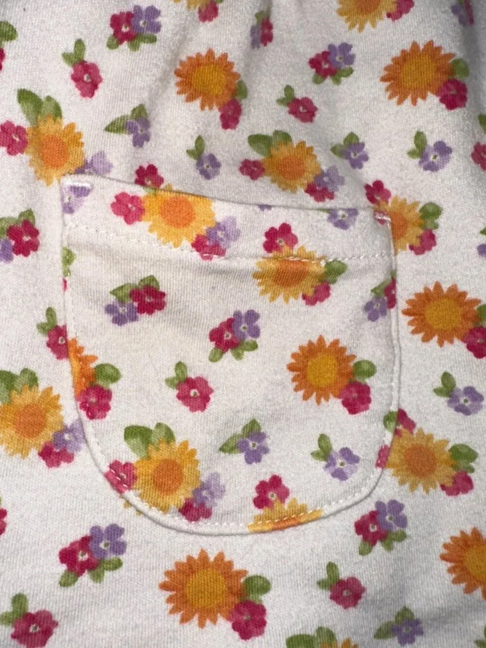 Gymboree 2011 Reversible Quilted Hooded Jacket Sz 2T-3T Yellow & Ditsy Floral